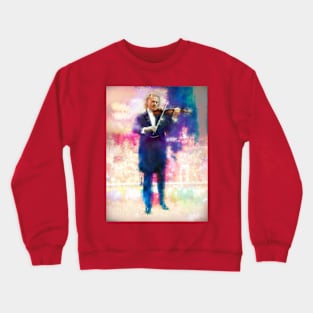 andré rieu playing the violin Crewneck Sweatshirt